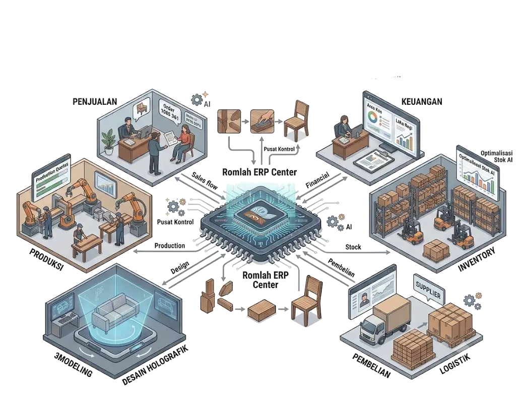 Ilustrasi Proses Bisnis Mebel